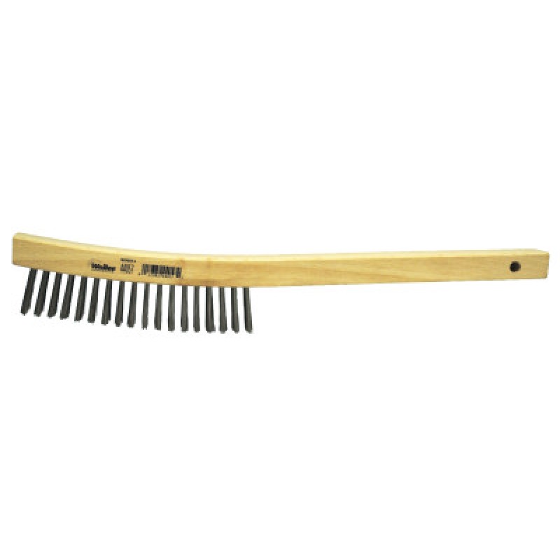 HAND WIRE SCRATCH BRUSH.012SS-CURV-WEILER CORPORAT-804-44057
