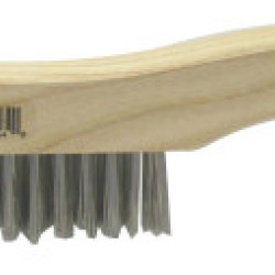 SH-46-SS HAND WIRE SCRATCH BRUSH .012SS SHOE-WEILER CORPORAT-804-44064