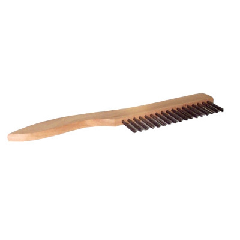 HAND WIRE SCRATCH BRUSH.012 SHOE HANDLE-WEILER CORPORAT-804-44100