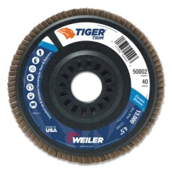 4-1/2" X7/8 TYPE 29 STYLE GRINDING WHEEL 40 GRIT-WEILER CORPORAT-804-50002