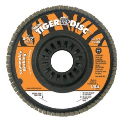 4-1/2" X7/8 TYPE 29 STYLE GRINDING WHEEL 60 GRIT-WEILER CORPORAT-804-50003