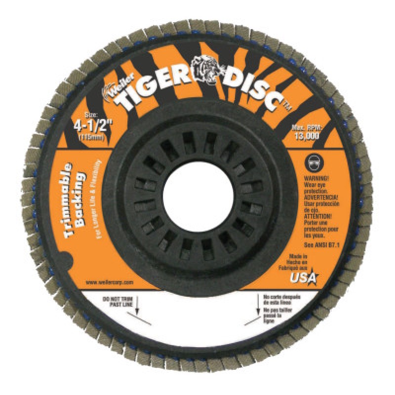 4-1/2" X 7/8 TYPE 29 STYLE GRINDING WHEEL 80 GRI-WEILER CORPORAT-804-50004