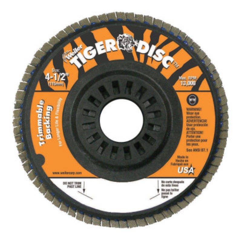 4-1/2" X 7/8 TYPE 29 STYLE GRINDING WHEEL 120 GR-WEILER CORPORAT-804-50005