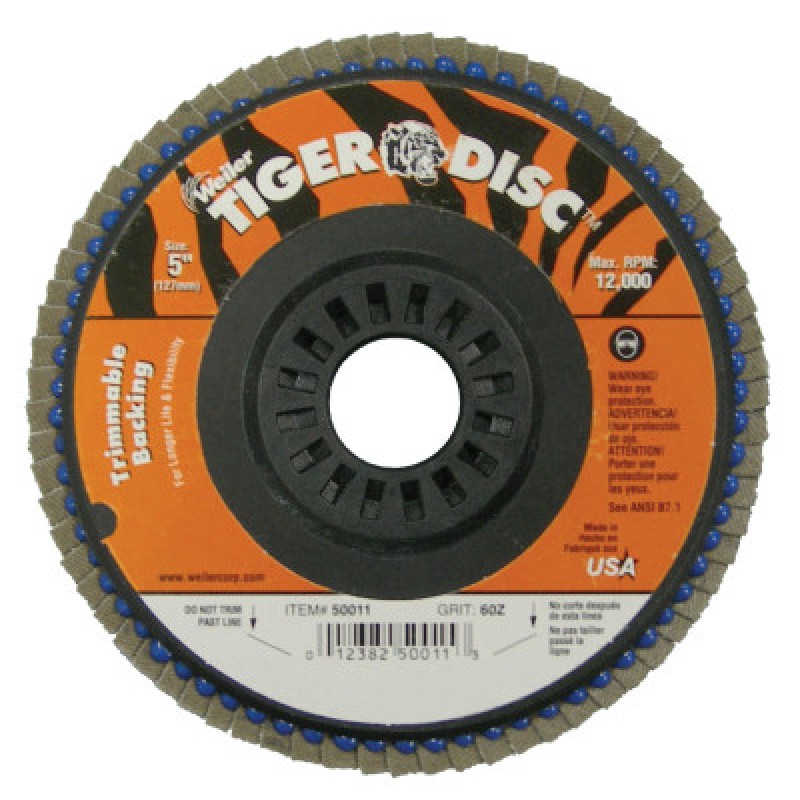 5" X 7/8 TYPE 29 STYLE GRINDING WHEEL 60 GRIT-WEILER CORPORAT-804-50011