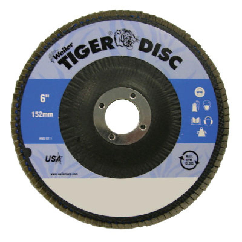 6" DIAMETER- 7/8" ARBOR-80 GRIT-WEILER CORPORAT-804-50651