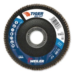 4 1/2"TIGER DISC BIG CATABR FLAP PHENOLIC BK-WEILER CORPORAT-804-50803