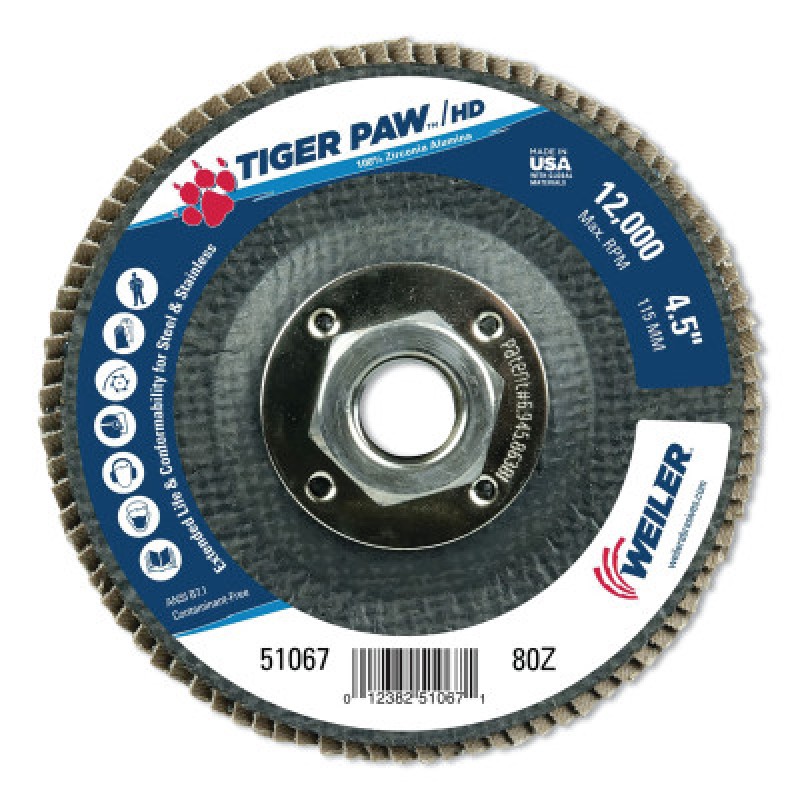 FDGXHD-4.5 80Z 5/8-11 T29 PAW-WEILER CORPORAT-804-51067