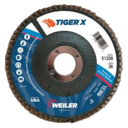 5" TIGER X FD  ANG  PHENBACK  36Z  7/8" ARBOR H-WEILER CORPORAT-804-51208