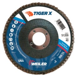 5" TIGER X FD  ANG  PHENBACK  40Z  7/8" ARBOR H-WEILER CORPORAT-804-51209