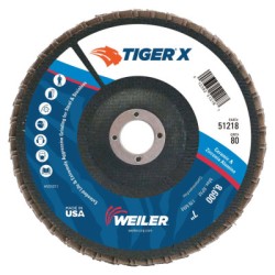7" TIGER X FD  ANG  PHENBACK  80Z  7/8" ARBOR H-WEILER CORPORAT-804-51218