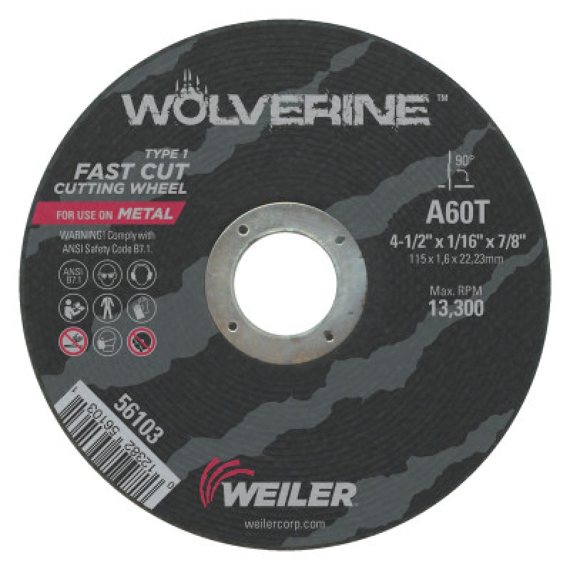 CW-4 X .035 X 1/4 A60T T1-WEILER CORPORAT-804-56165