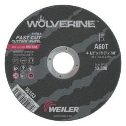 5 X 1/16 WOLV TY1 C-O WHL  A36T  7/8 AH-WEILER CORPORAT-804-56118