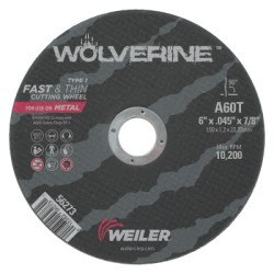 6 X 045 WOLV TY1 C-O WHL  A60T  7/8 AH-WEILER CORPORAT-804-56273