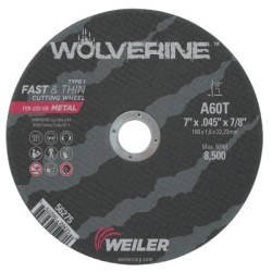 7 X 045 WOLV TY1 C-O WHL  A60T  7/8 AH-WEILER CORPORAT-804-56275
