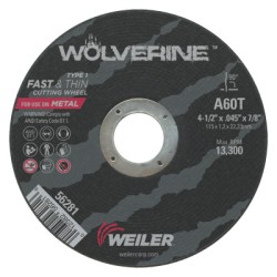 4-1/2 X 045 WOLV TY1 C-OWHL  A60T  7/8 AH-WEILER CORPORAT-804-56281