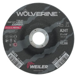 5 X 1/8 WOLV TY27 CUT WHL  A24T  7/8 AH-WEILER CORPORAT-804-56428