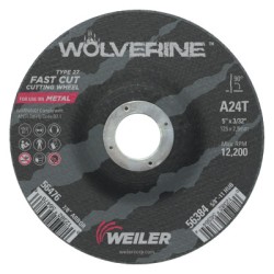 5 X 3/32 WOLV TY27 CUT WHL  A24T  7/8 AH-WEILER CORPORAT-804-56476