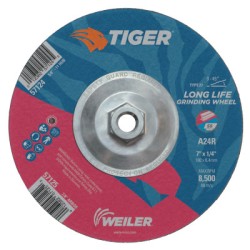 7 X 1/4 TIGER TY27 GRINDWHL  AO  5/8-11 AH-WEILER CORPORAT-804-57124