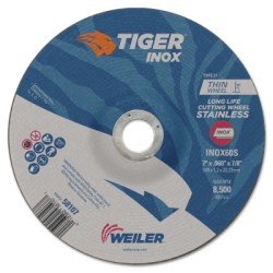 7 X .045 TIGER INOX T27CUTTING WHEEL 60S 7/8 AH-WEILER CORPORAT-804-58107