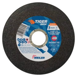 4-1/2X1MM TIGER INOX ULTRA TY 1  INOX60T  7/8A.H-WEILER CORPORAT-804-58130
