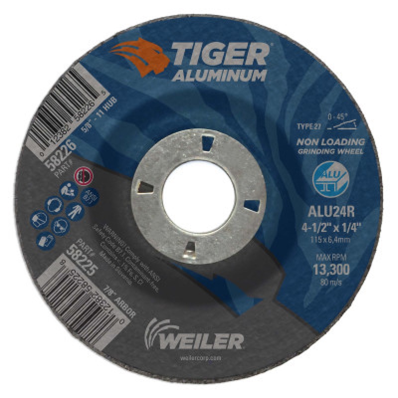 GW-4.5 X 1/4 X 7/8 ALU24R T27-WEILER CORPORAT-804-58225