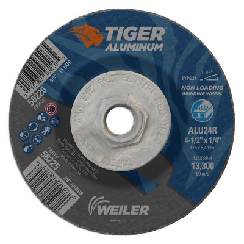 GW-4.5 X 1/4 X 5/8-11 ALU T27-WEILER CORPORAT-804-58226