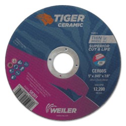 5 X .045 TIGER CERAMIC T1 CW CER60S  7/8 AH-WEILER CORPORAT-804-58301