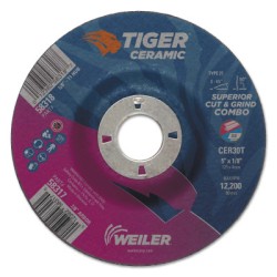 5 X 1/8 TIGER CERAMIC T27 COMBO CER30T 7/8 AH-WEILER CORPORAT-804-58317