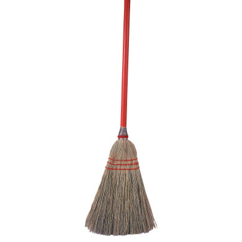 40" LOBBY BROOM 100% CORN FILL-WEILER CORPORAT-804-70300