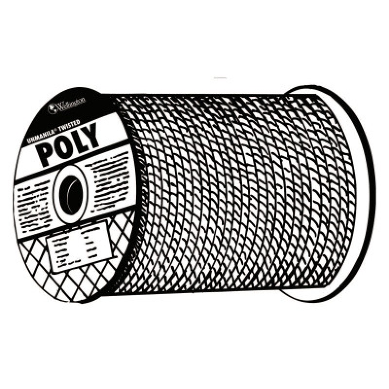 3/8" X 600' TW MANILA FILM PP-ORION ROPEWORKS-811-510120-00600-JJJ