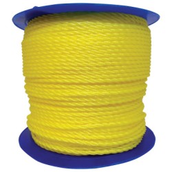 1/4 X 1200 TWISTED POLYLITE YELLOW-ORION ROPEWORKS-811-350080-01200-R0329