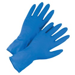 HIGH RISK BLUE 14 MIL POWDER FREE LATEX BX/50-PROTECTIVE INDU-813-2550/XL