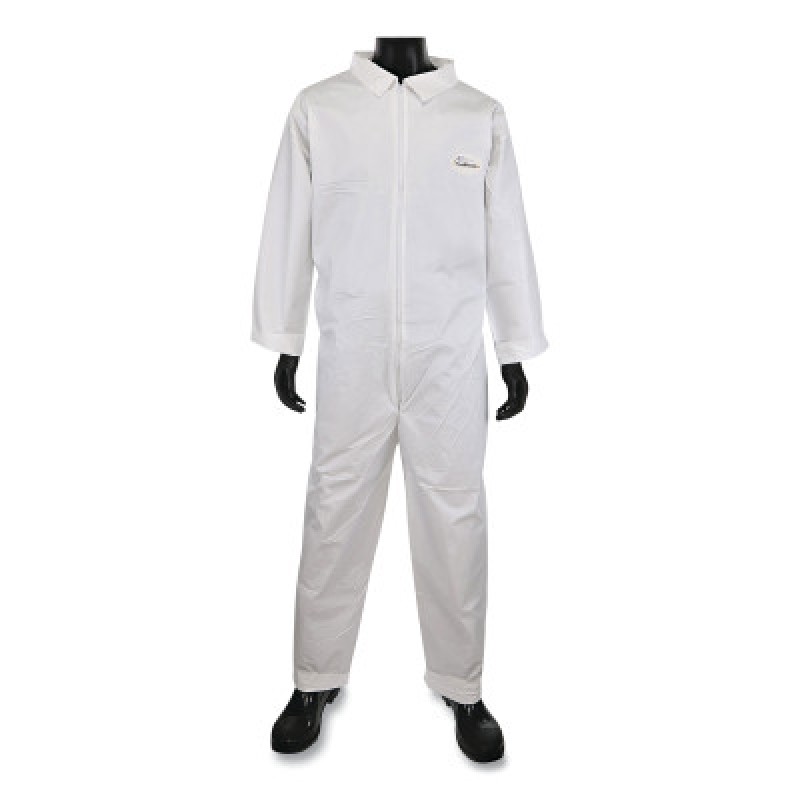 POSI WEAR BA - MICROPOROUSCOVERALL ZIP FRNT & CL-PROTECTIVE INDU-813-3600/L