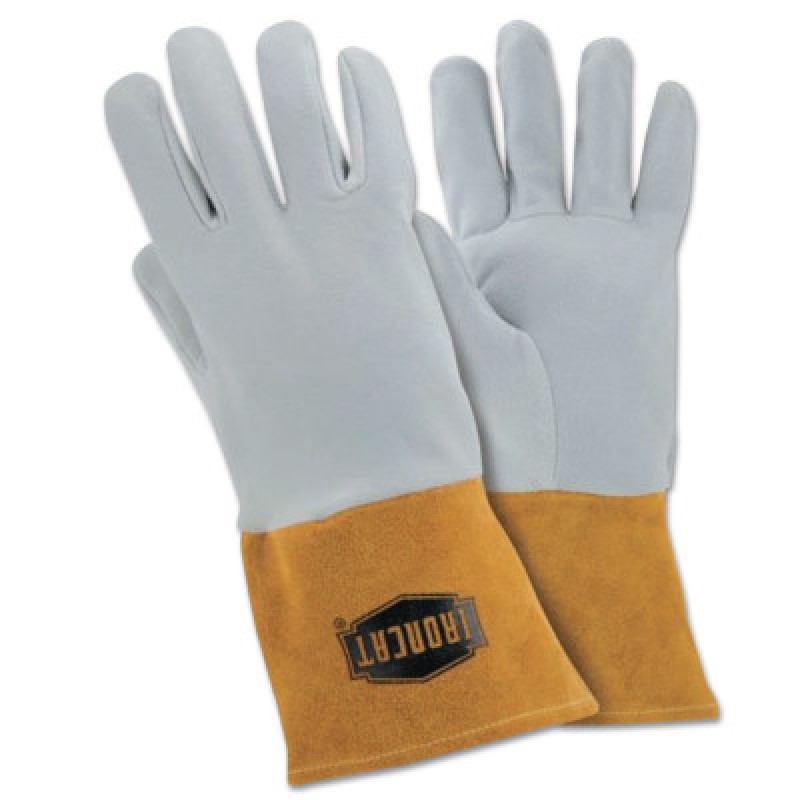 DEERSKIN SPLIT LEATHER TIG WELDING GLOVE  STRAIG-PROTECTIVE INDU-813-6130/L