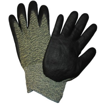 BLACK FOAM NITRILE PALMCOATED ARAMID/POLYAMIDE-PROTECTIVE INDU-813-710SANF/L