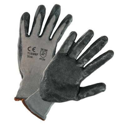 FOAM NITRILE PALM COATEDNYLON GLOVE-PROTECTIVE INDU-813-713SNF/S