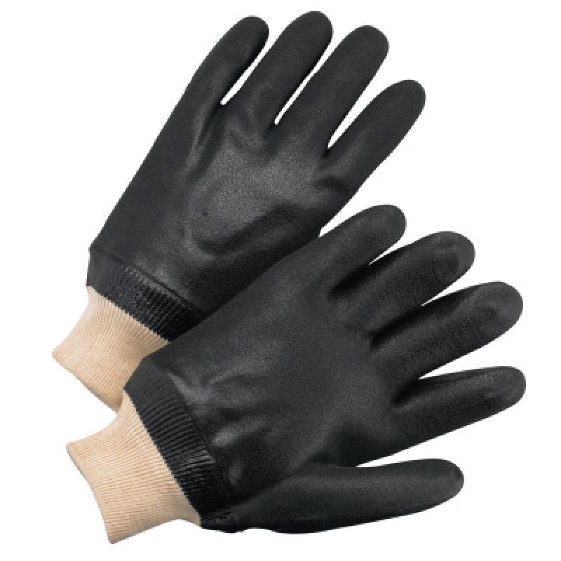 KW ROUGH JERSEY LINED PVC GLOVE-PROTECTIVE INDU-813-J1007RF