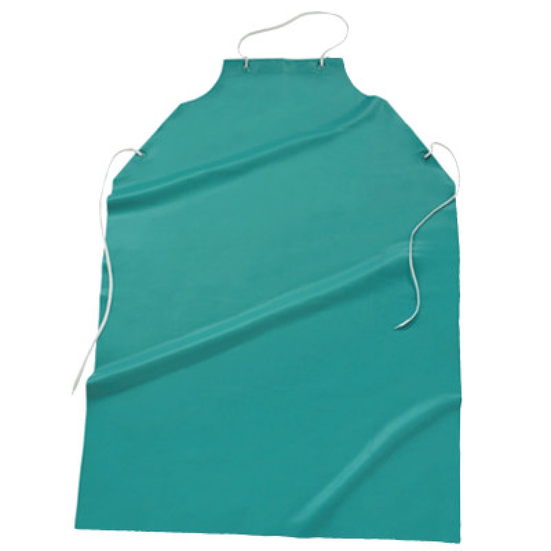 20 MIL 35X45" RAW EDGE APRON-GREEN-PROTECTIVE INDU-813-UG-20-45