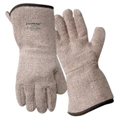 HEAT RESISTANT GAUNTLETTERRY GLOVE  LINED-WELLS LAMONT IN-815-636HRL