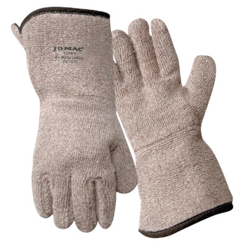 HEAT RESISTANT GAUNTLETTERRY GLOVE  LINED-WELLS LAMONT IN-815-636HRL