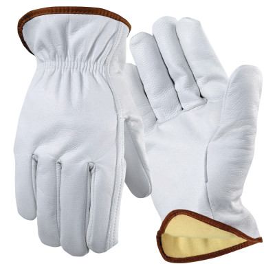GOATSKIN LEATHER DRIVERW/CUT RESISTANT LINER  L-WELLS LAMONT IN-815-Y0103L