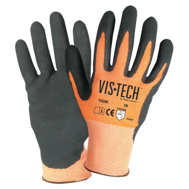 VIS TECH HI VIS CUT RESISTANT  NITR COATING XXL-WELLS LAMONT IN-815-Y9296XXL
