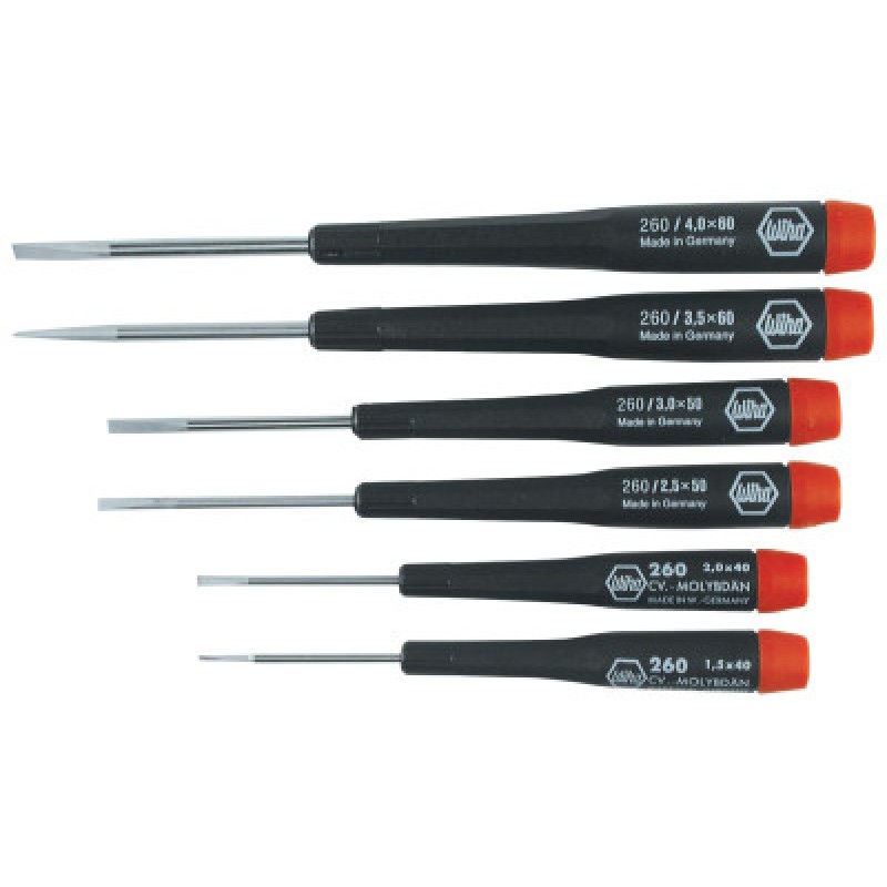 6 PC SET SLOTTED PRECISION-WIHA TOOLS*817*-817-26090