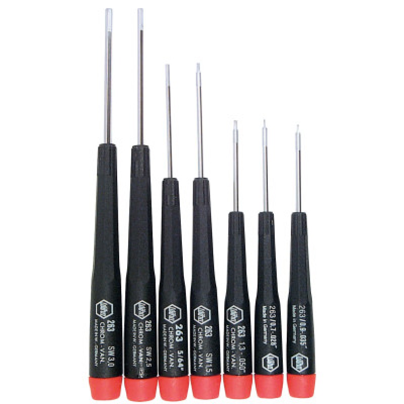 7 PC SET METRIC HEX DRIVER PREC-WIHA TOOLS*817*-817-26390