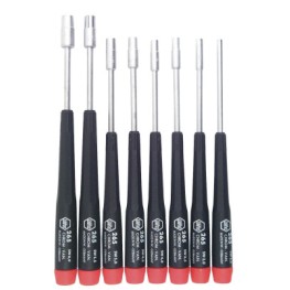 8 PC SET INCH NUTDRIVERPRECIS 2.5 - 6.0 MM-WIHA TOOLS*817*-817-26590