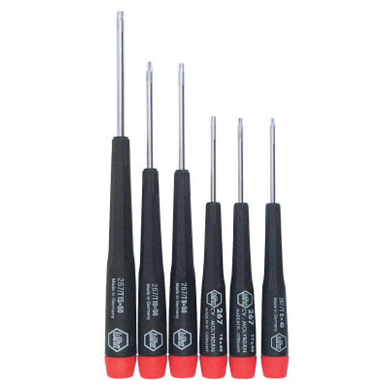 6PC. PRECISION TORX DRIVER SET T6- T7- T8--WIHA TOOLS*817*-817-26790