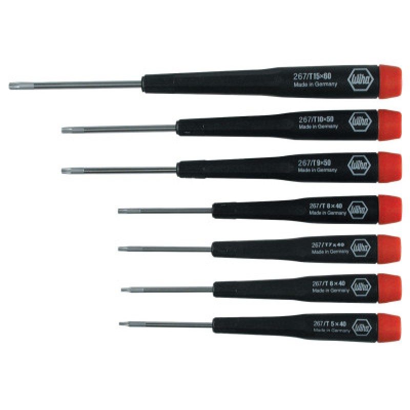 7-PC. PRECISION TORX DRIVER SET T5-T6-T7-T8-WIHA TOOLS*817*-817-26792