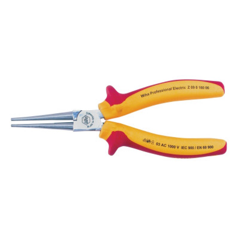 INSULATED ROUND NOSE PLIERS 6.3"-WIHA TOOLS*817*-817-32870