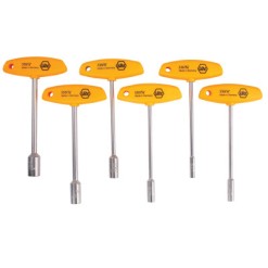 6PC NUTDRIVER SET W/T HANDLE-WIHA TOOLS*817*-817-33690