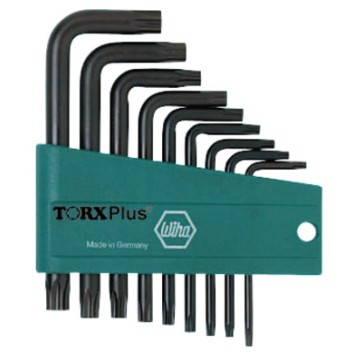 PLUS L-KEY SHORT ARM 9 PC SET-WIHA TOOLS*817*-817-36199
